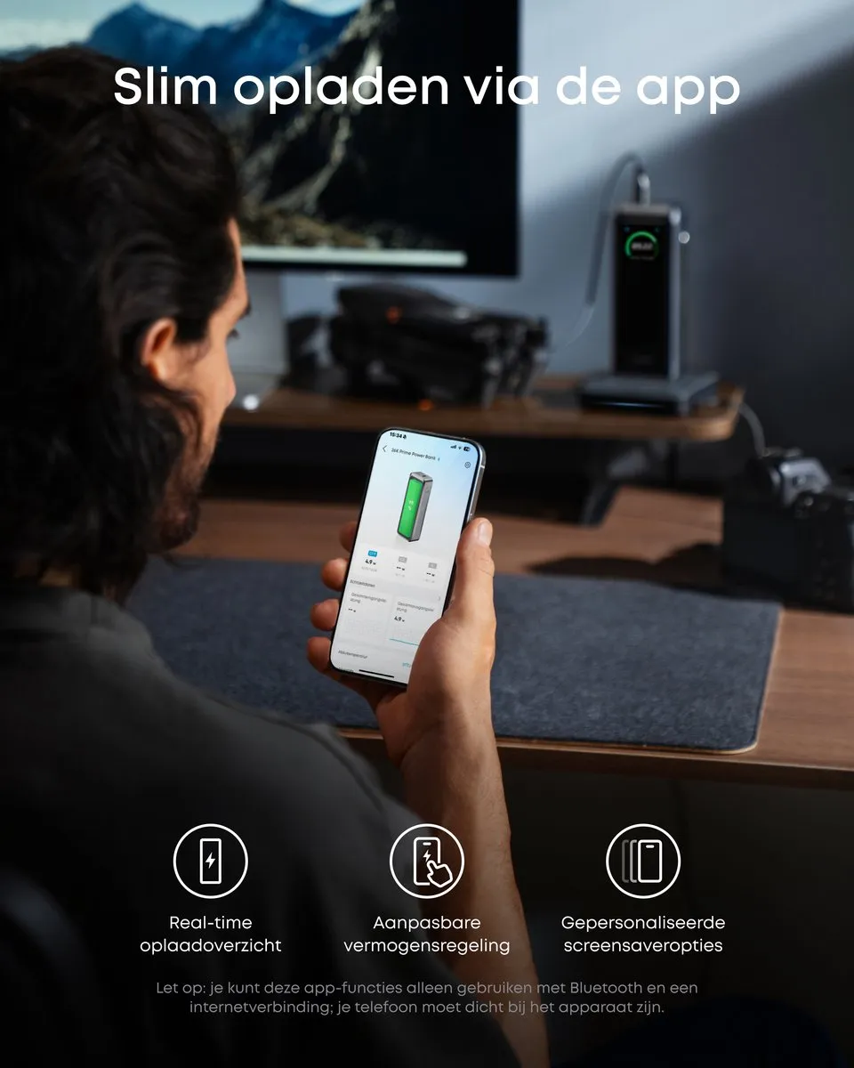 Anker Prime A110AH11 Power Bank 26250mAh - 300W - 3 Poorten - Zwart