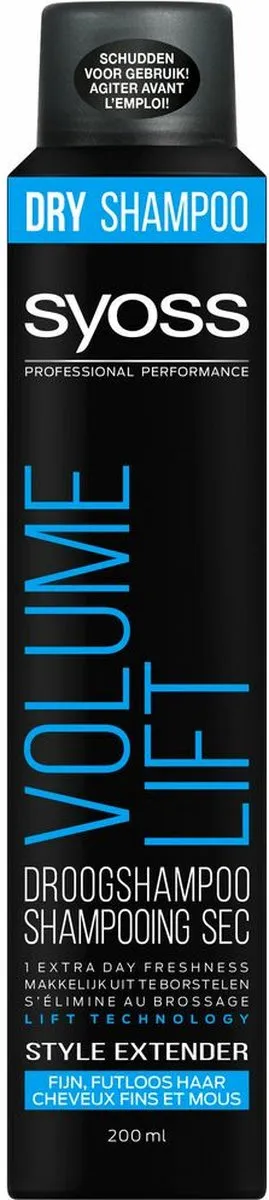 SYOSS Volume Lift Droogshampoo 200ml - 6 Stuks - afbeelding 6 van 6