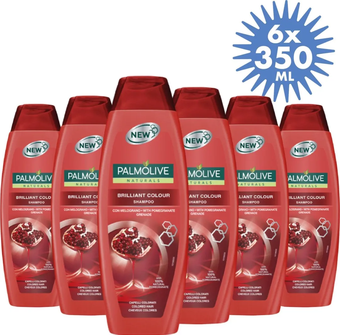 Palmolive Shampoo Brilliant Color 6x350ml
