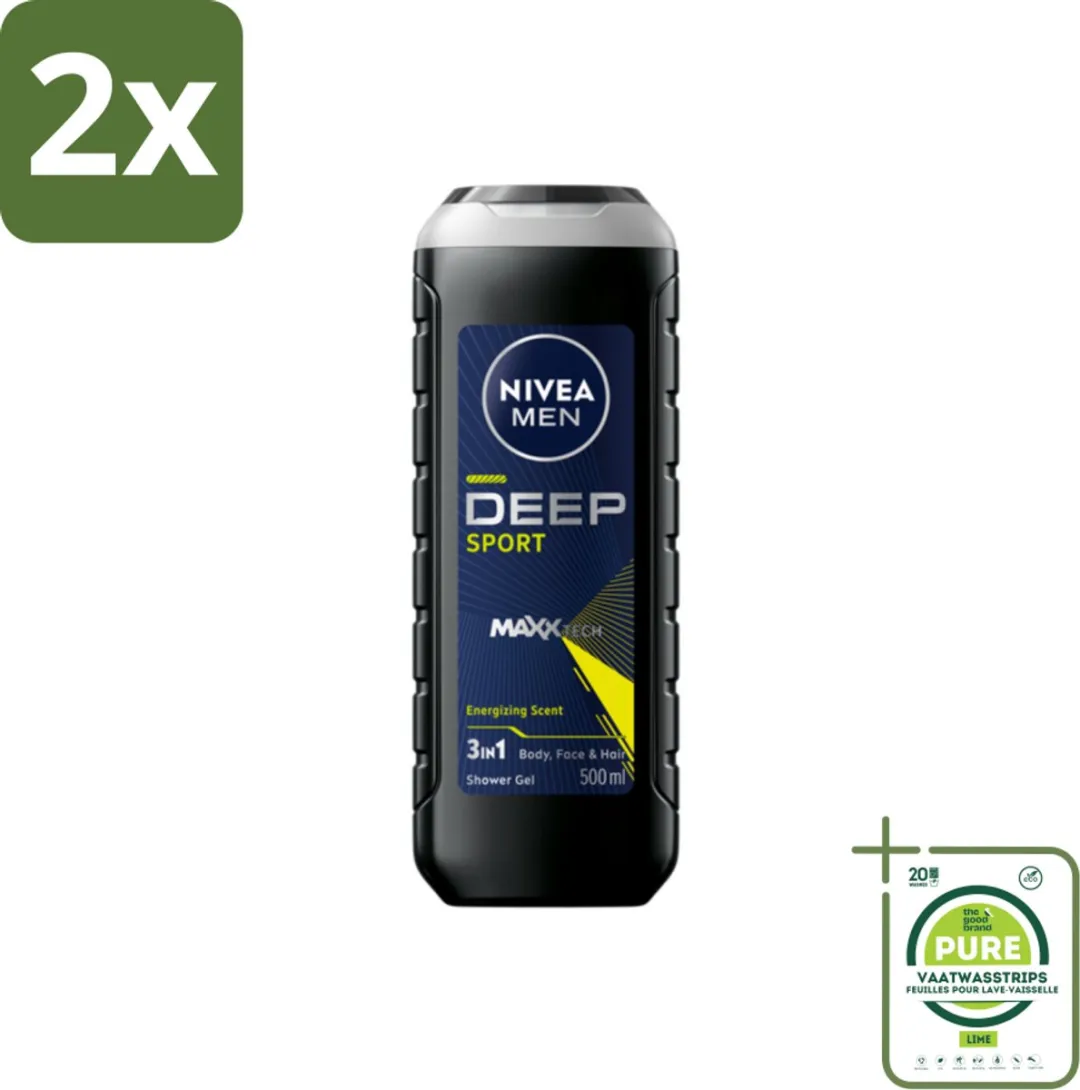 NIVEA MEN Deep Sport Douchegel 1000ml