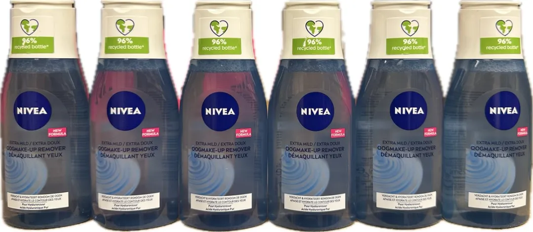 NIVEA Oog Make-up Reinigingslotion 125ml - 6 Stuks