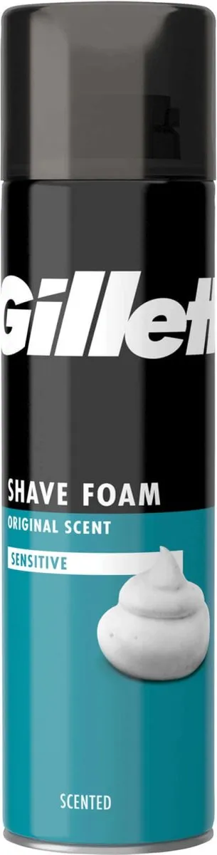 Gillette Scheerschuim Gevoelige Huid 200ml - 6 Stuks