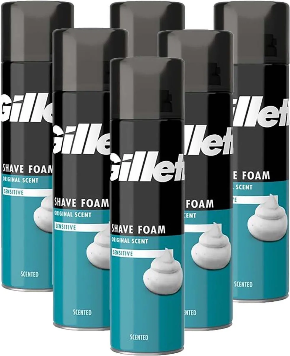 Gillette Scheerschuim Gevoelige Huid 200ml