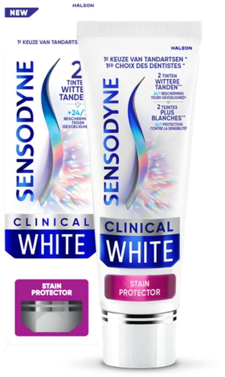 Sensodyne Clinical White Stain Remover Tandpasta - 6x75ml