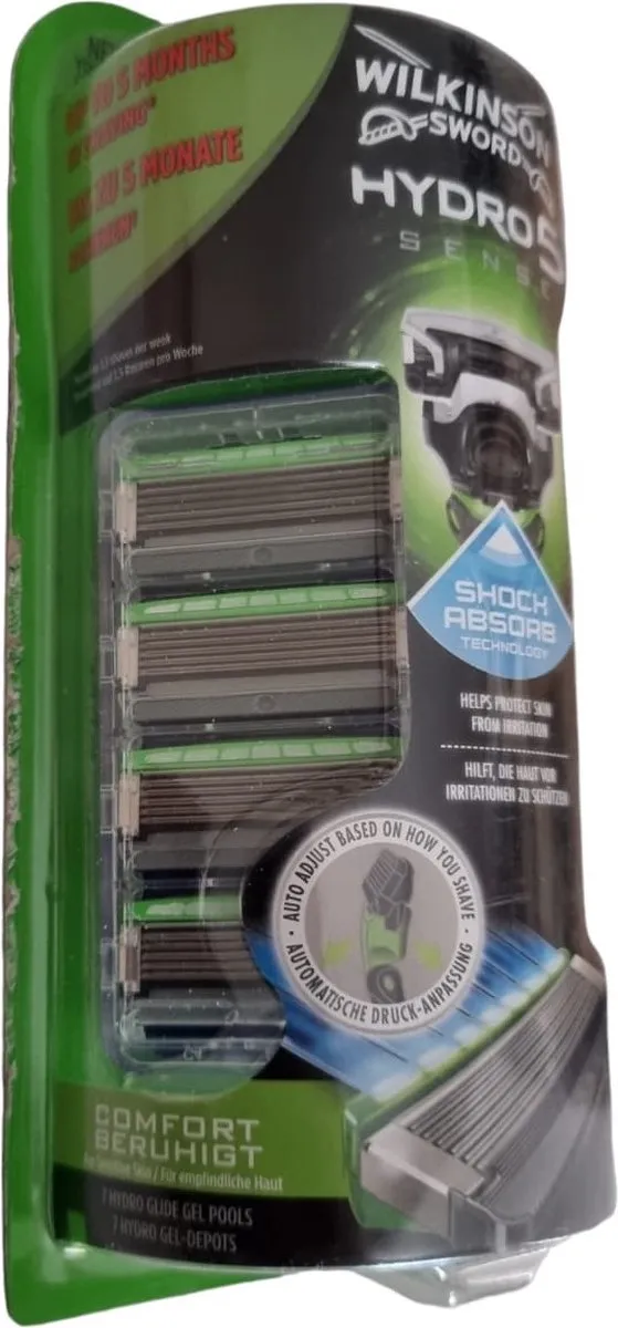 Wilkinson Sword Hydro 5 Recharge Rasierapparaat - 5 Stuks - Groen