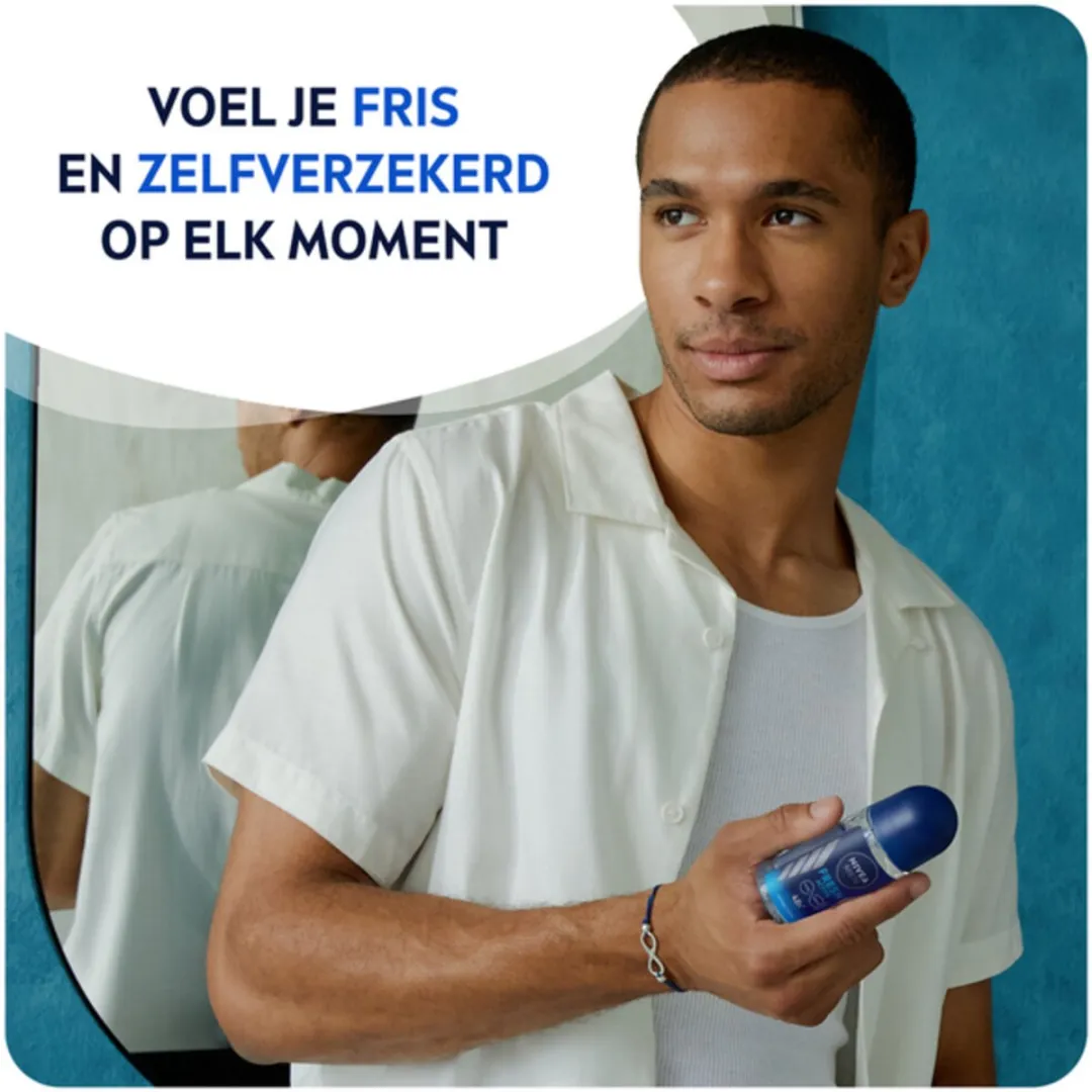 NIVEA Men Fresh Active Deodorant Roller - 3x50ml