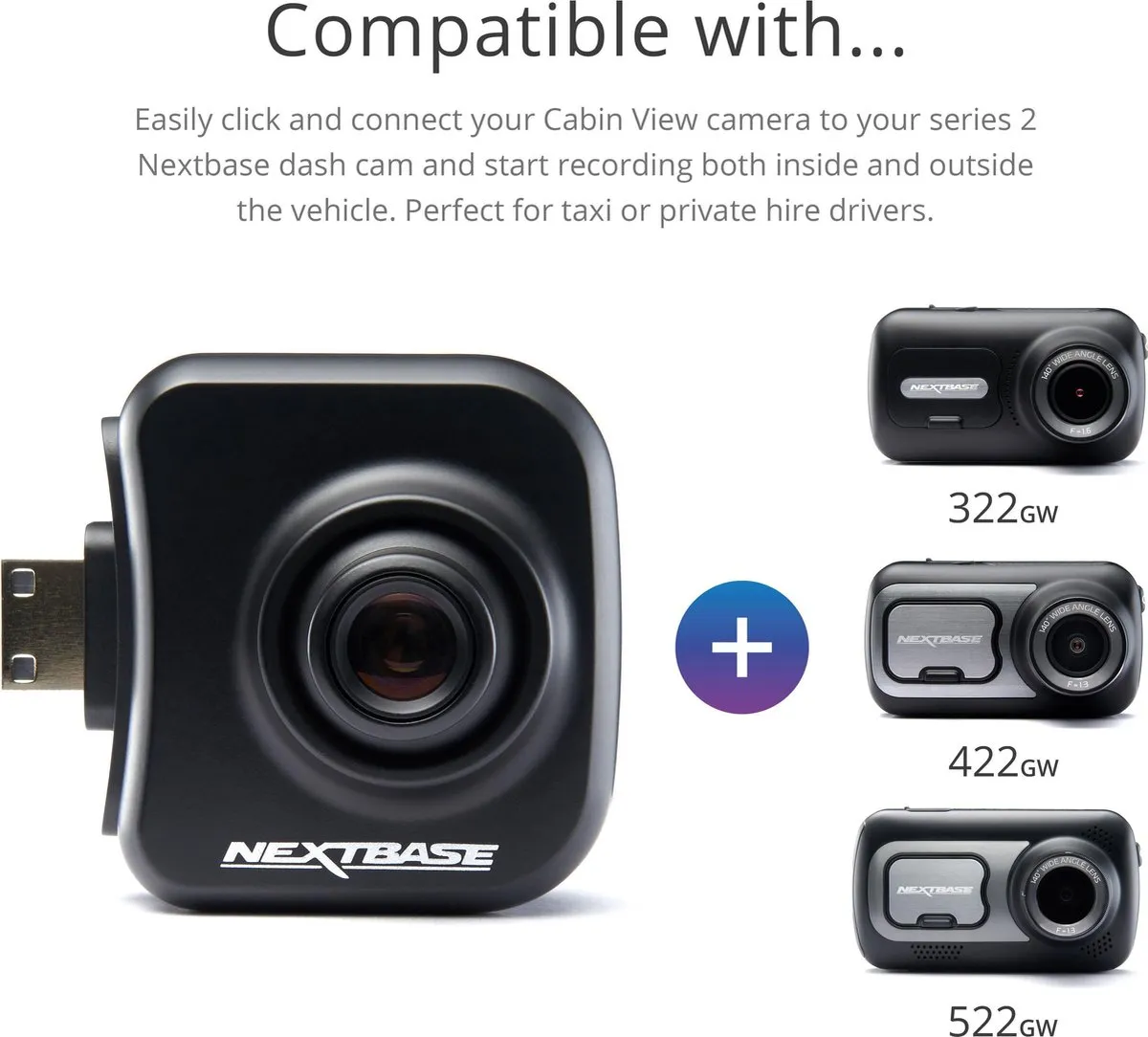 Nextbase Cabin view camera - Dashcam module - Dashcam - Nextbase dashcam