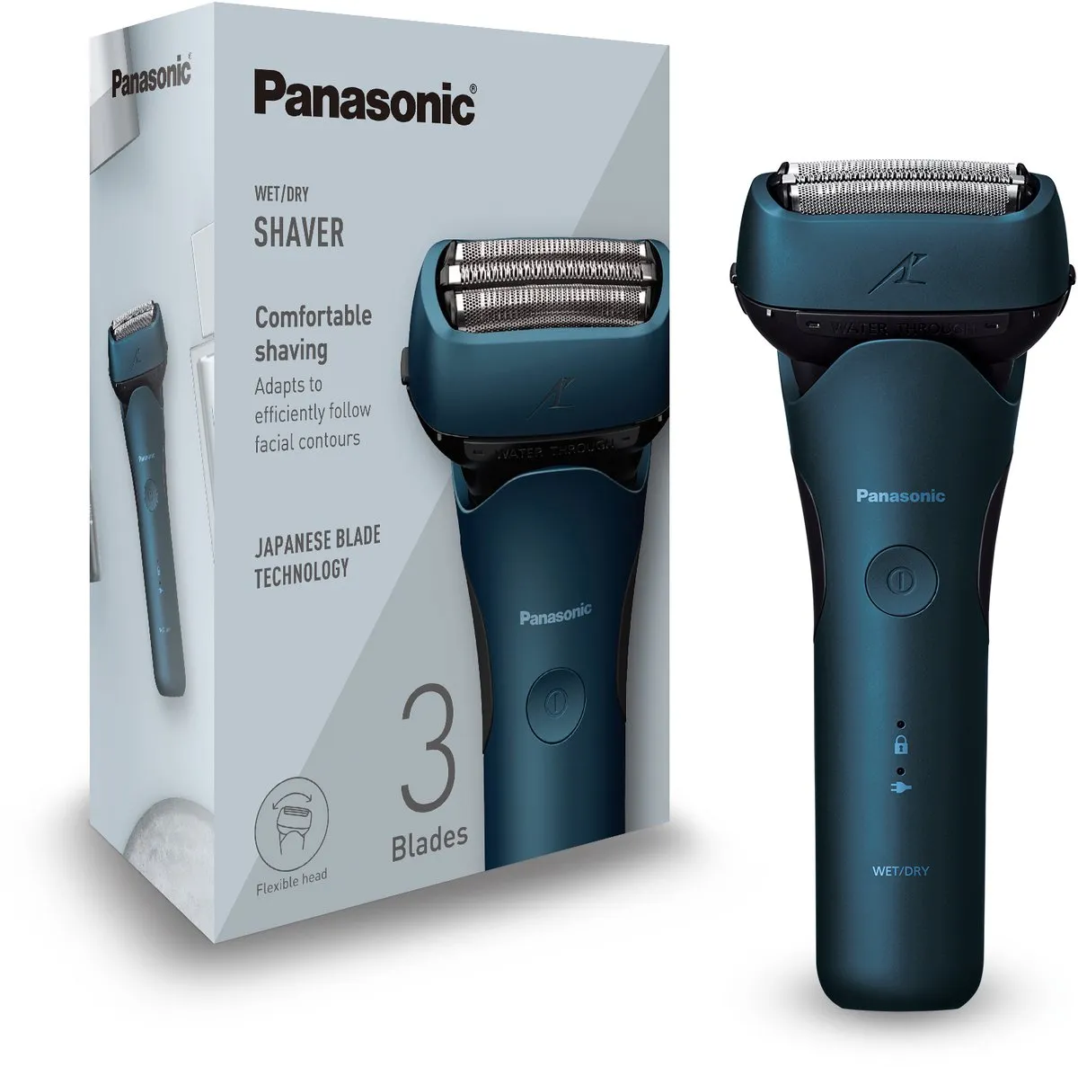 Panasonic ES-LT4B Scheerapparaat - 3 Mesjes - Blauw