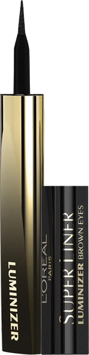 L'Oréal Paris Super Liner Luminizer Brown Eyes Eyeliner - Zwart