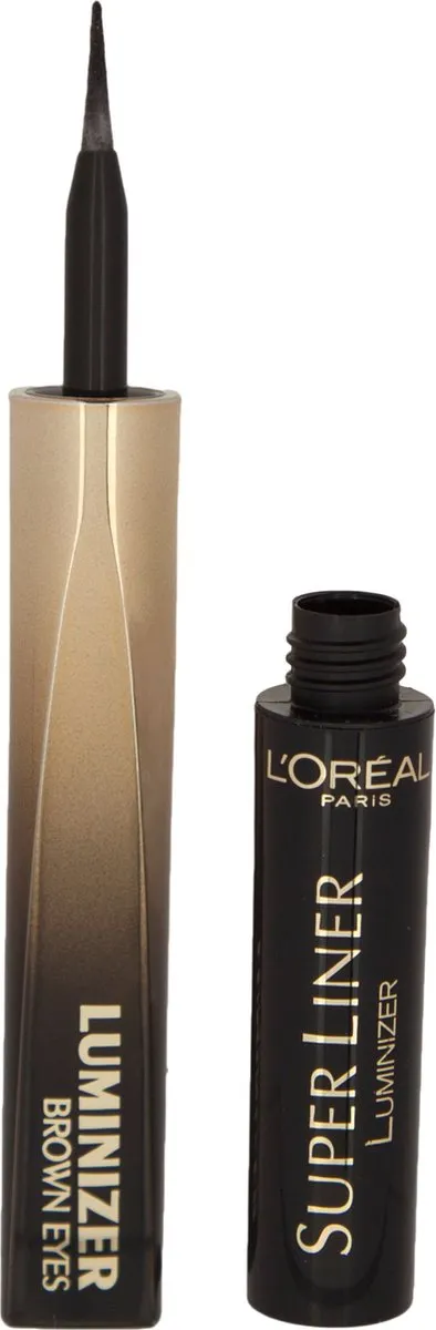 L'Oréal Paris Super Liner Luminizer Brown Eyes Eyeliner - Zwart