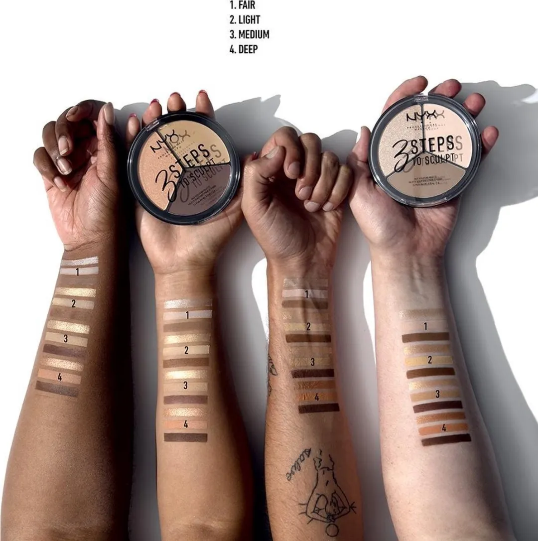 NYX Professional Makeup 3 Steps To Sculpt Fair - 15g