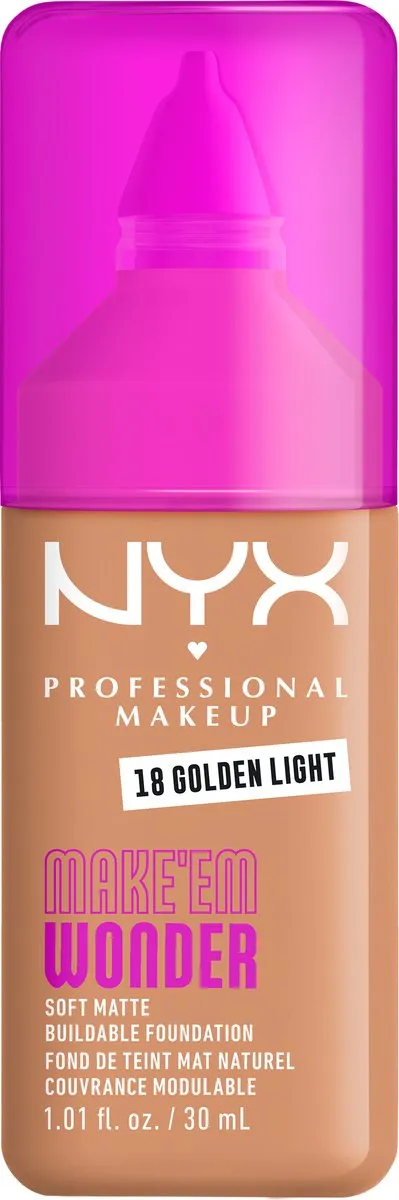 NYX Make 'EM Wonder Foundation Golden Light 30ml