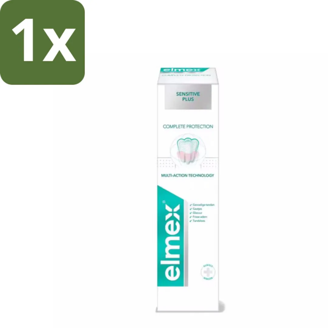 Elmex - Tandpasta - Sensitive Plus - Complete Care - 75 ml - 1 stuk