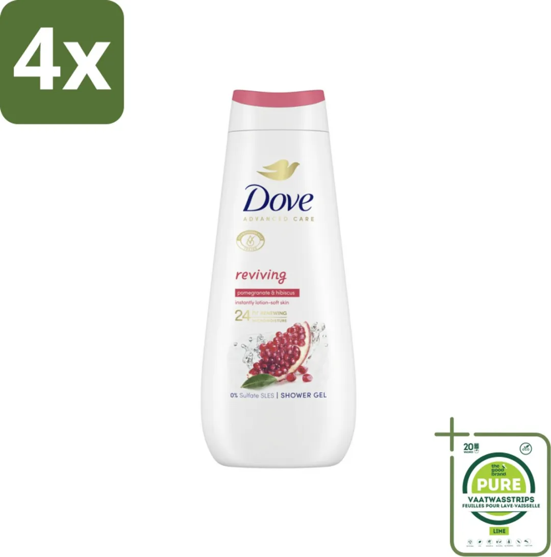 Dove Reviving Douchecrème Granaatappel & Hibiscus 1600ml