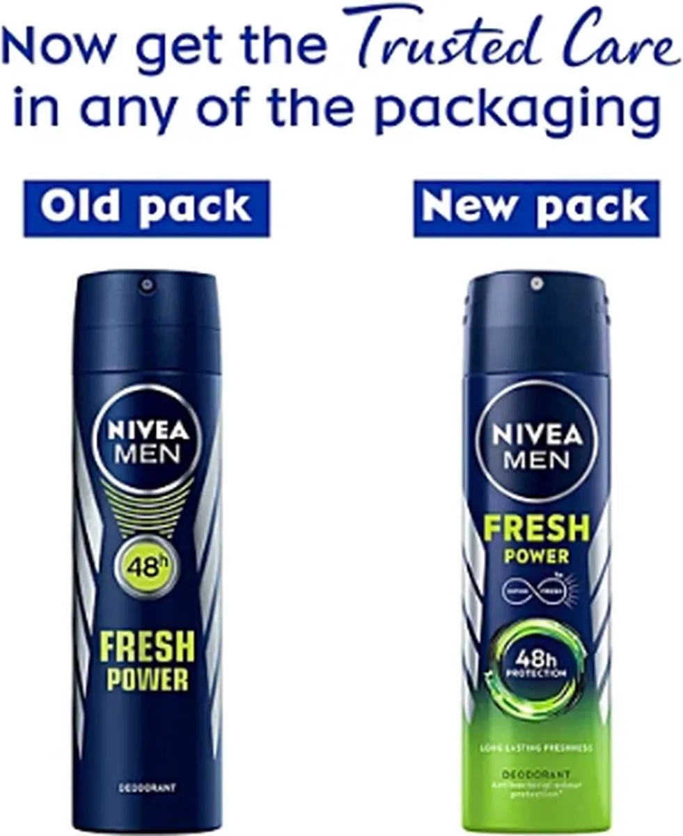 NIVEA Men Deodorant Fresh Power - 6x150ml