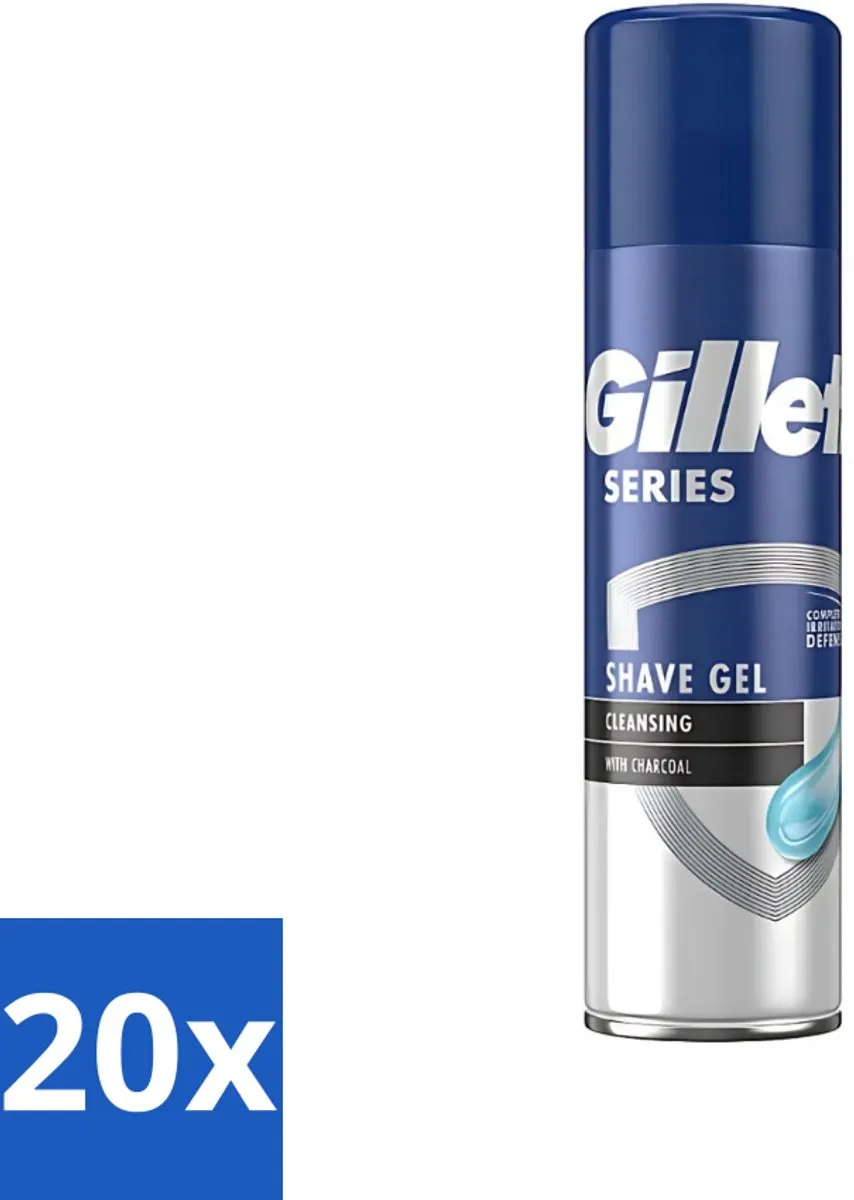 Gillette Series Cleansing Scheergel Charcoal 200ml
