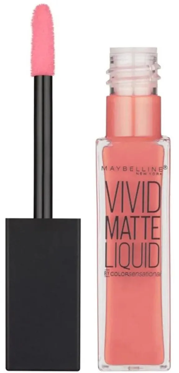 Maybelline Vivid Matte Liquid Lippenstift 07 Blushing Beige