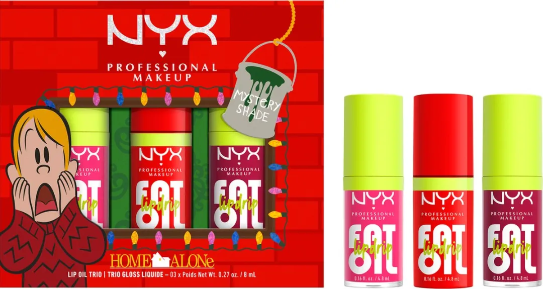 NYX Professional Makeup Home Alone Fat Oil Lip Drip Trio