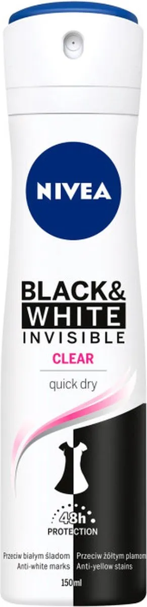 NIVEA Invisible Black & White Antiperspirant 50ml