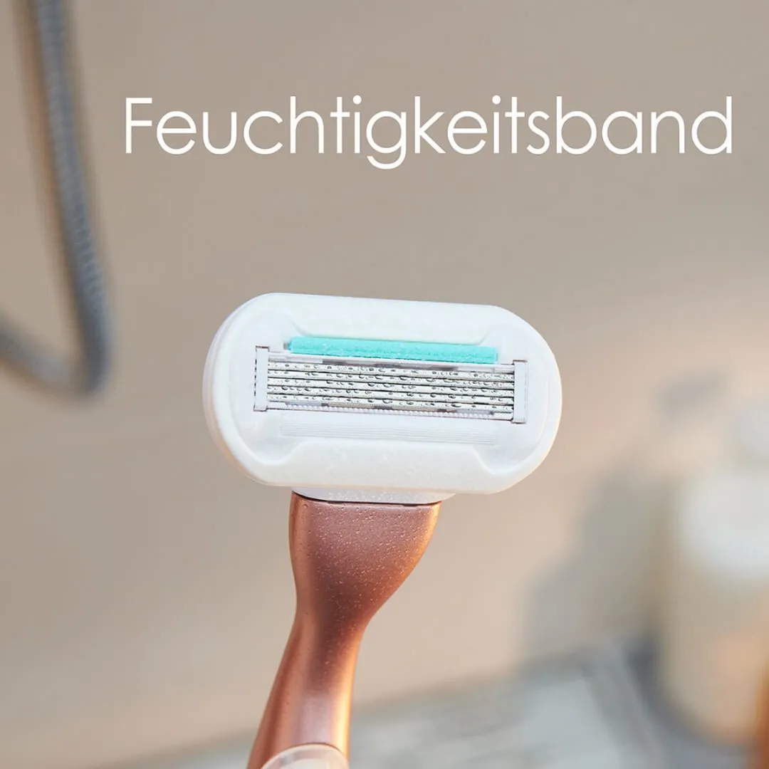 Gillette Venus Pro Smooth Sensitive Scheersysteem - 1 Handvat + 2 Mesjes - Rosegold