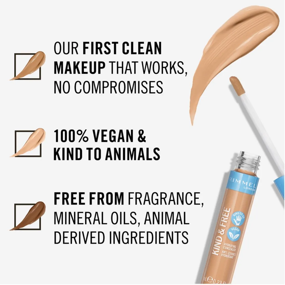 Rimmel London KIND & FREE Concealer 060 Deep - 7ml