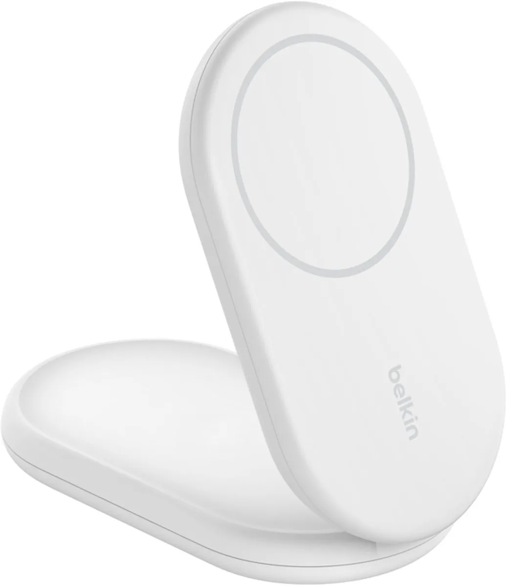Belkin WIB007vfWH Draadloze Oplader Qi2 - 15W - 2 Outputs - Wit