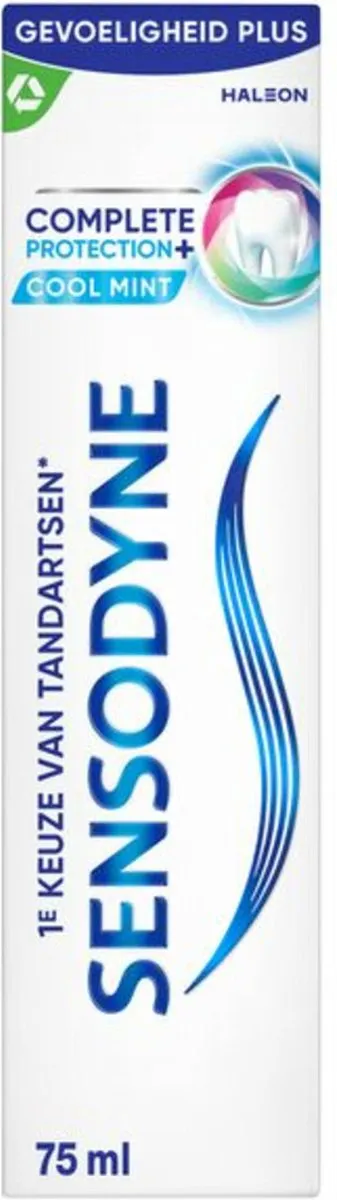 Sensodyne Complete Protection + Cool Mint Tandpasta 75ml - 3 Stuks