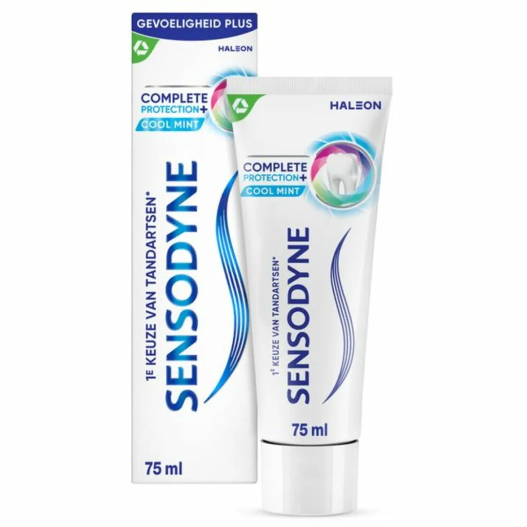 Sensodyne Complete Protection + Cool Mint Tandpasta 75ml - 3 Stuks