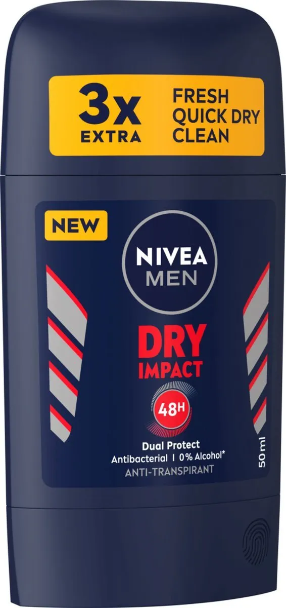 NIVEA Deo Stick Dry Impact 3x50ml