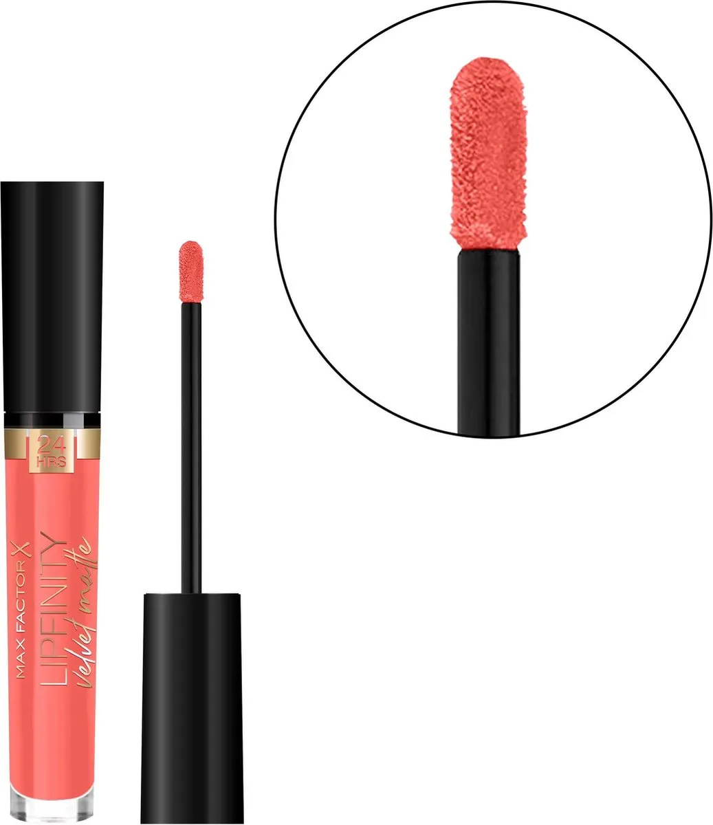 Max Factor Lipfinity Velvet Matte 055 - 4ml - Orange Glow