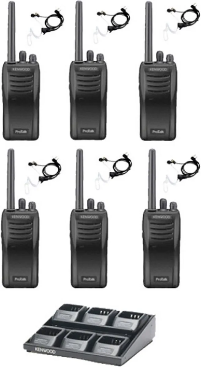 Kenwood TK-3501 PMR446 Set 6 Stuks