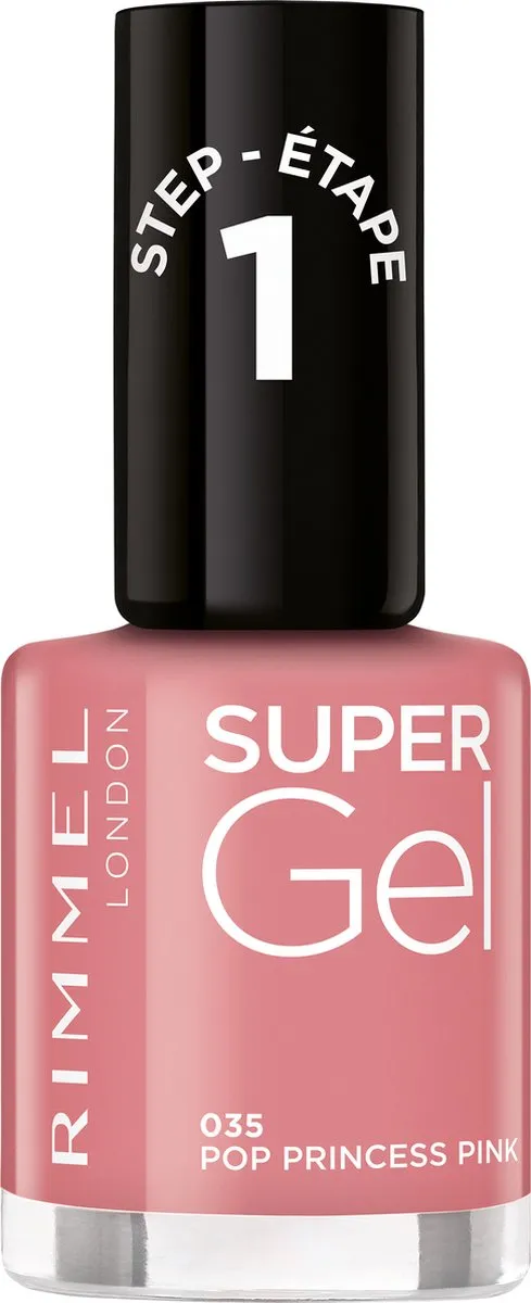 Rimmel London Super Gel Nagellak 035 Pop Princess Pink - 12ml