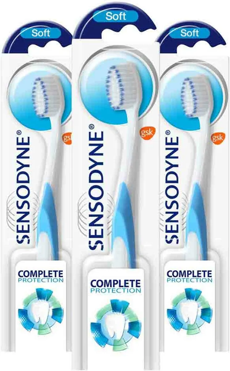 Sensodyne Tandenborstel Complete Care Soft - 3 Stuks