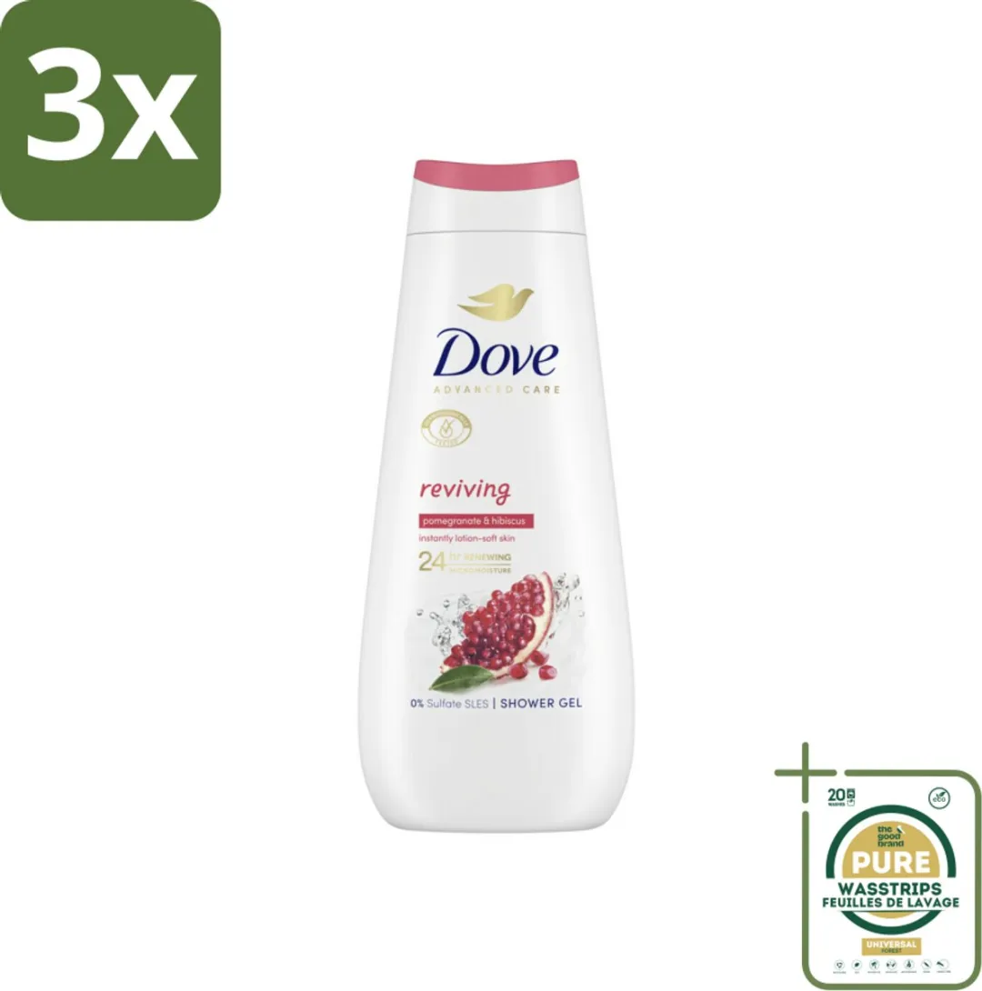 Dove Reviving Douchecrème Granaatappel & Hibiscus 1200ml