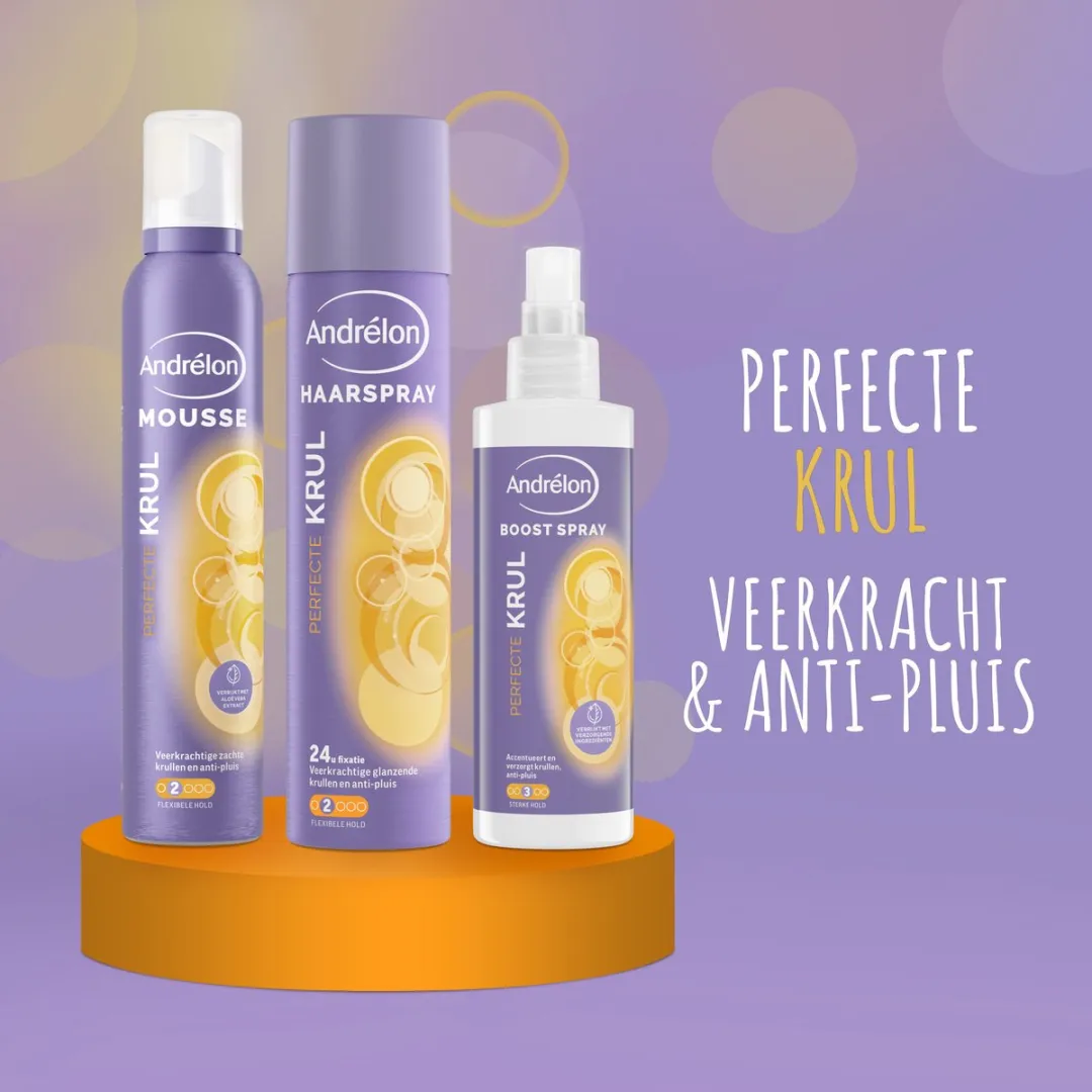 Andrélon Haarspray Perfecte Krul - 6x250ml