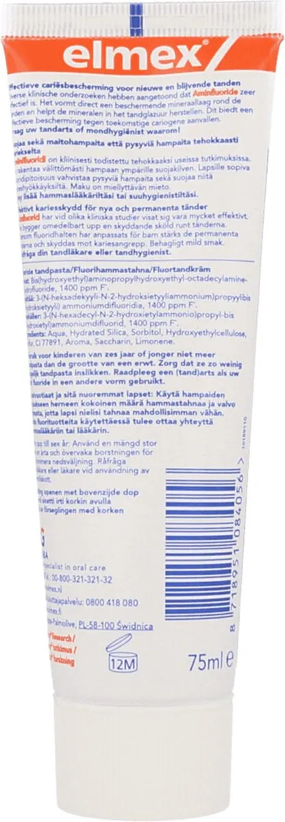 Elmex Junior Anti-Cariës Tandpasta 75ml