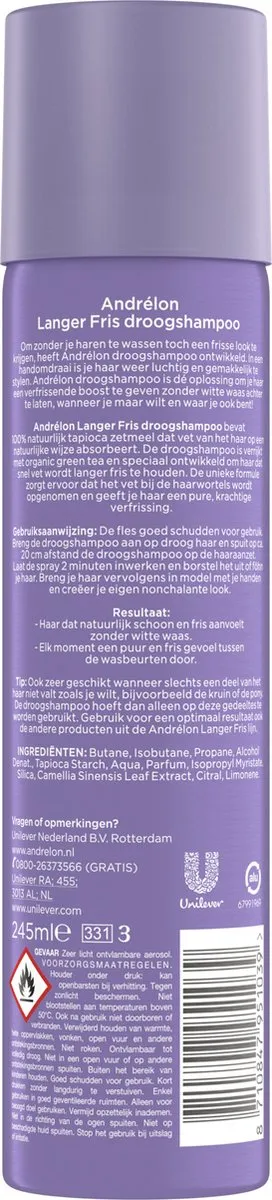 Andrélon Special Langer Fris Droogshampoo 245ml