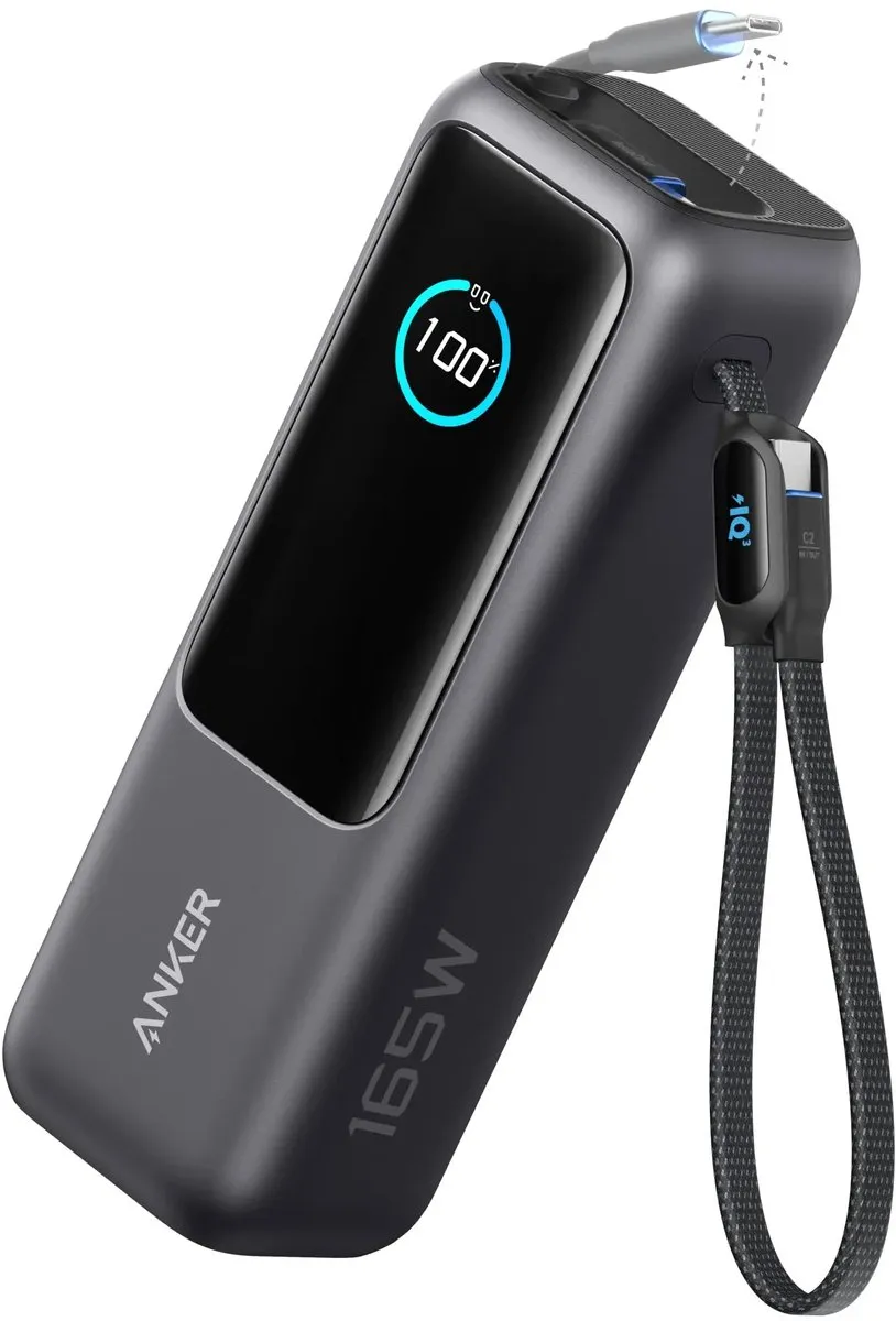 Anker PowerCore 25K Powerbank A1695H11 - 25.000mAh - 3x 100W USB-C - Zwart