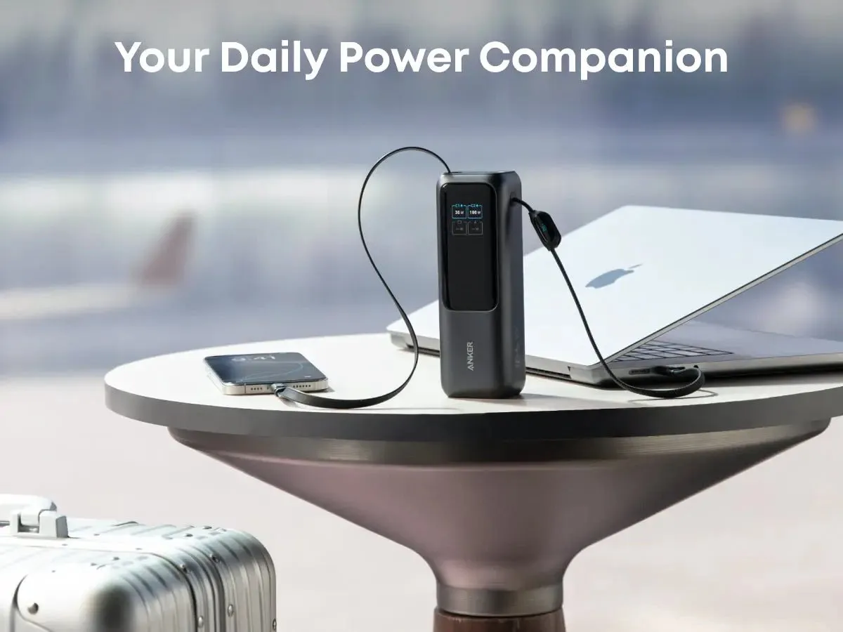 Anker PowerCore 25K Powerbank A1695H11 - 25.000mAh - 3x 100W USB-C - Zwart