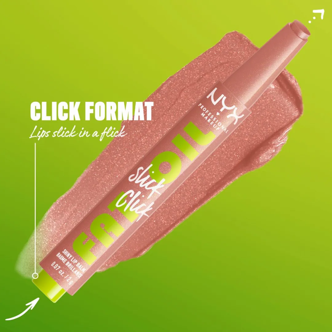 NYX Professional Makeup Fat Oil Slick Click Lippenbalsem 2g - Group Chat