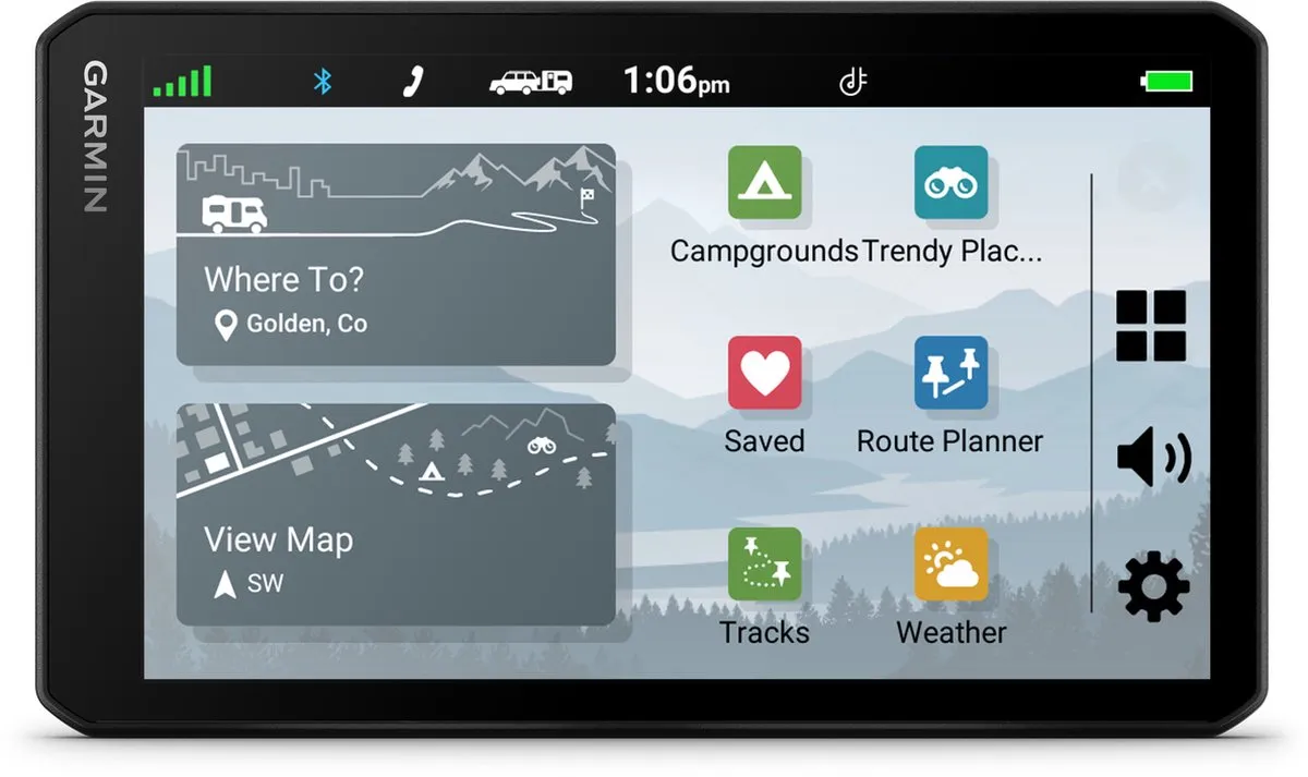 Garmin CamperCam 795 Navigatiesysteem - 7" Full HD - Zwart