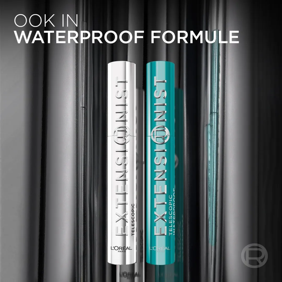 L'Oréal Paris Mascara Extensionist Telescopic Washable Zwart 9,9ml
