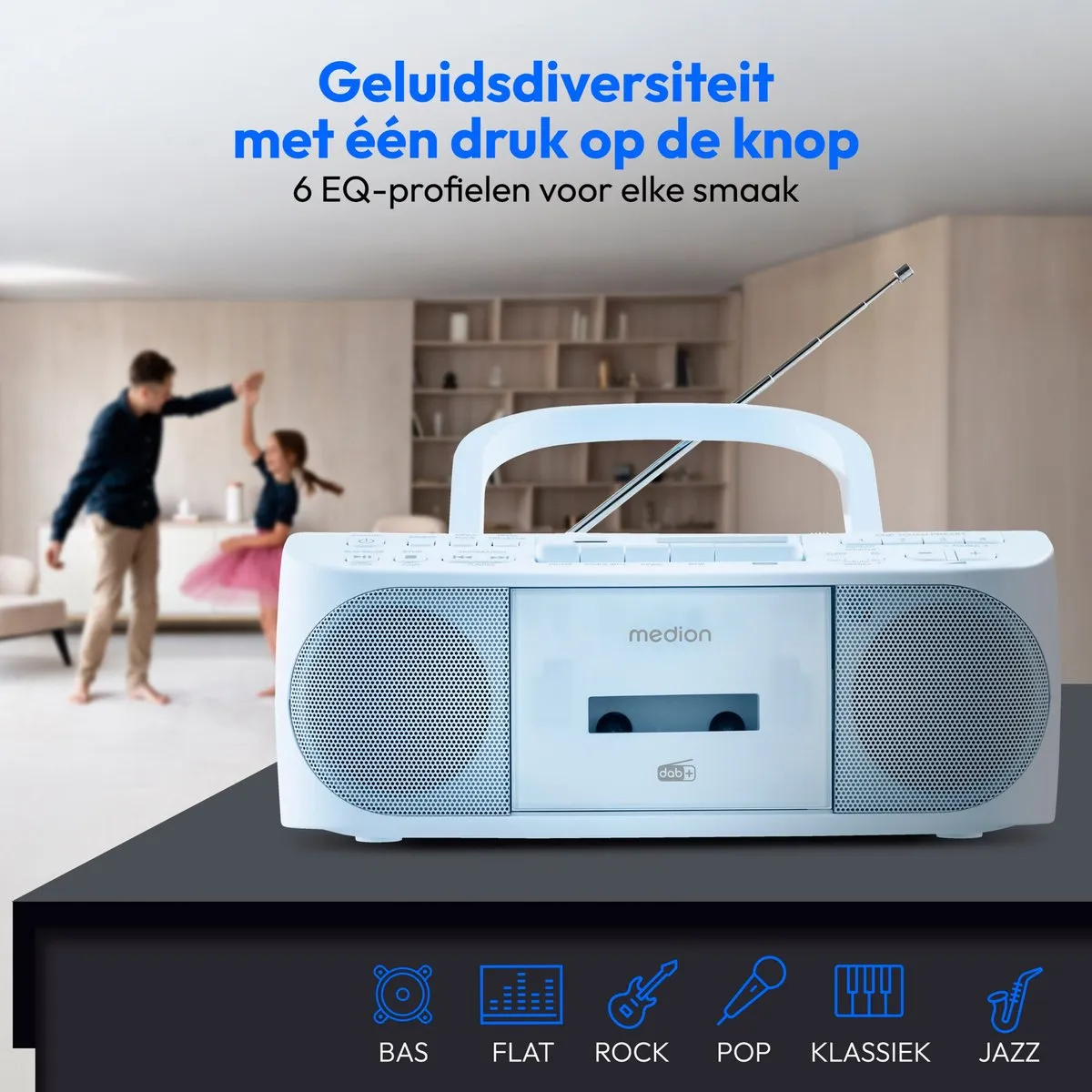 Medion DRX-1 Plus Boombox - Blauw