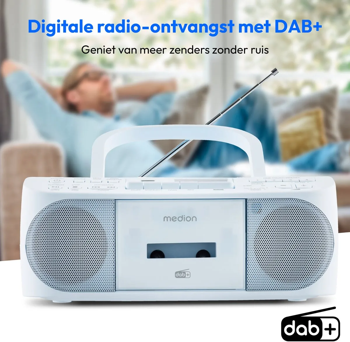 Medion DRX-1 Plus Boombox - Blauw