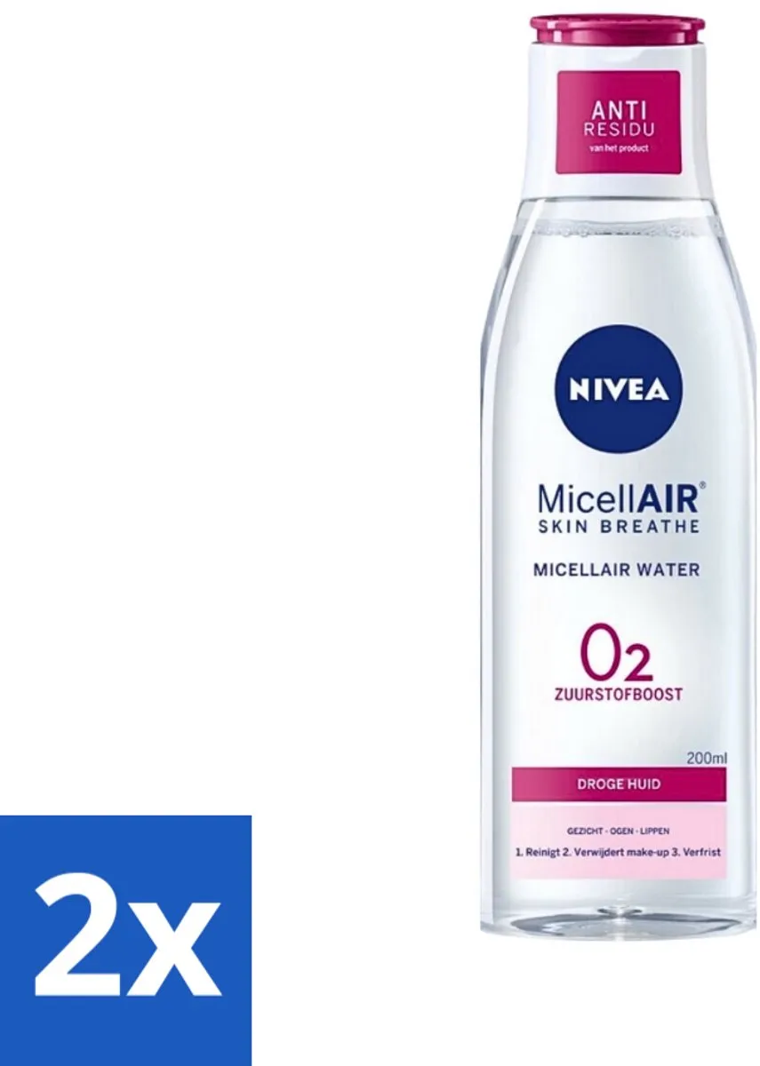 NIVEA O2 Zuurstofboost Micellair Water 200ml