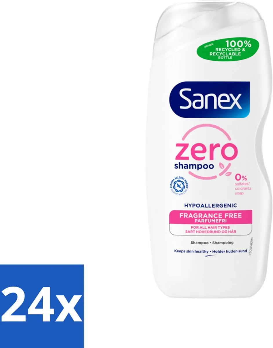 Sanex Zero% Normal Hair Shampoo 250ml