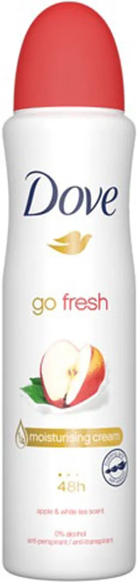 Dove Go Fresh Deodorant Spray 150ml - Apple & White Tea