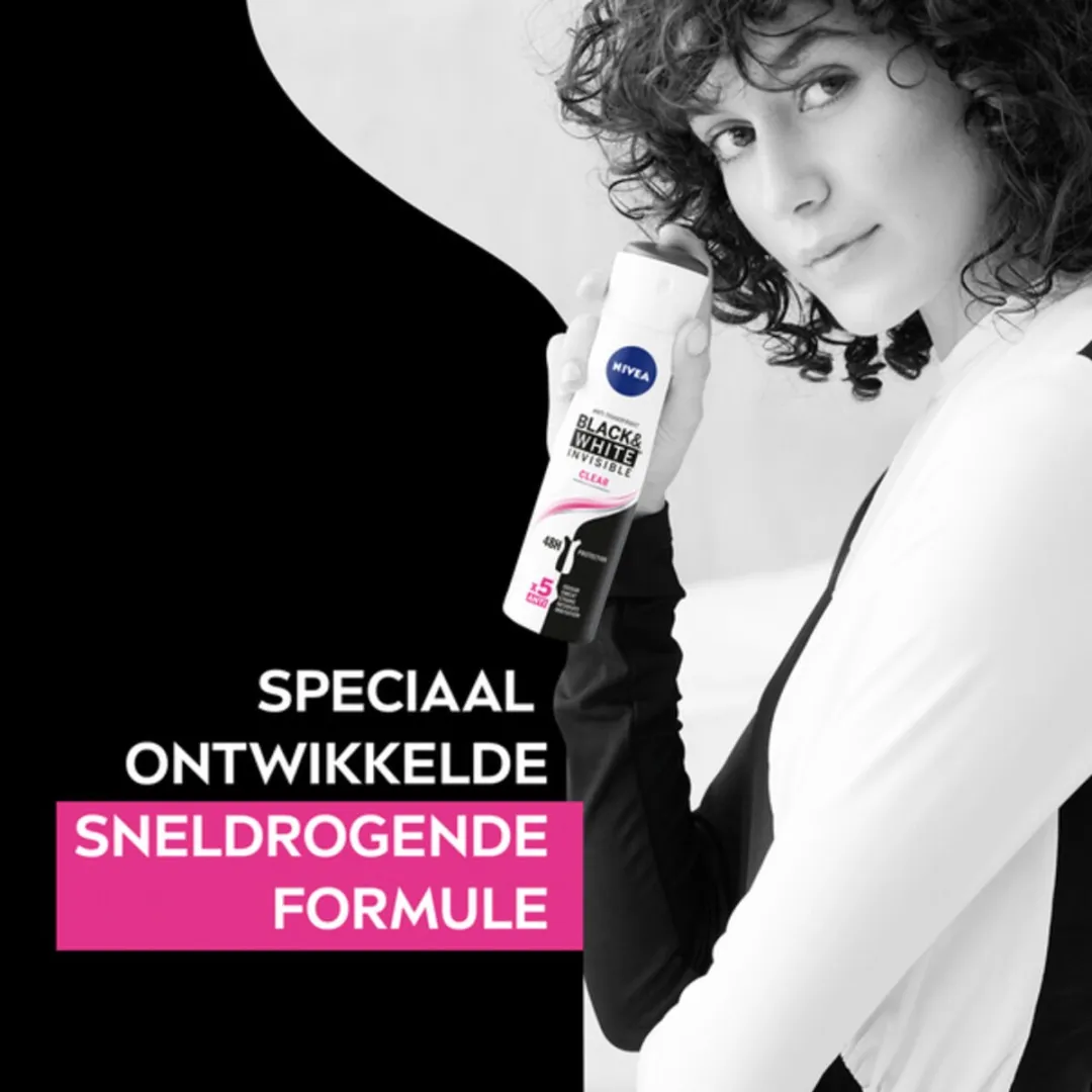 NIVEA Deodorant Spray Onzichtbaar 72u 450ml - 3 Stuks
