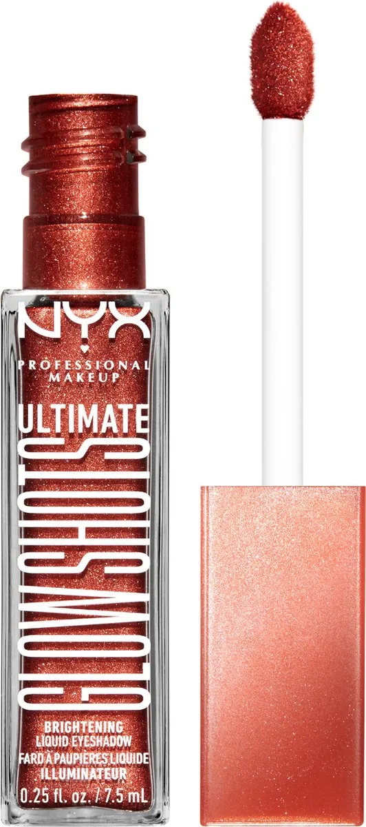NYX Professional Makeup Ultimate Glow Shots Clementine Fine Vloeibare Oogschaduw 7.2ml