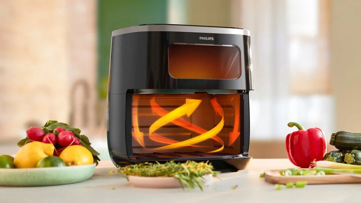 Philips Airfryer 3000 Series HD9257/88 - 5,6L - 1700W - Grijs - afbeelding 6 van 6